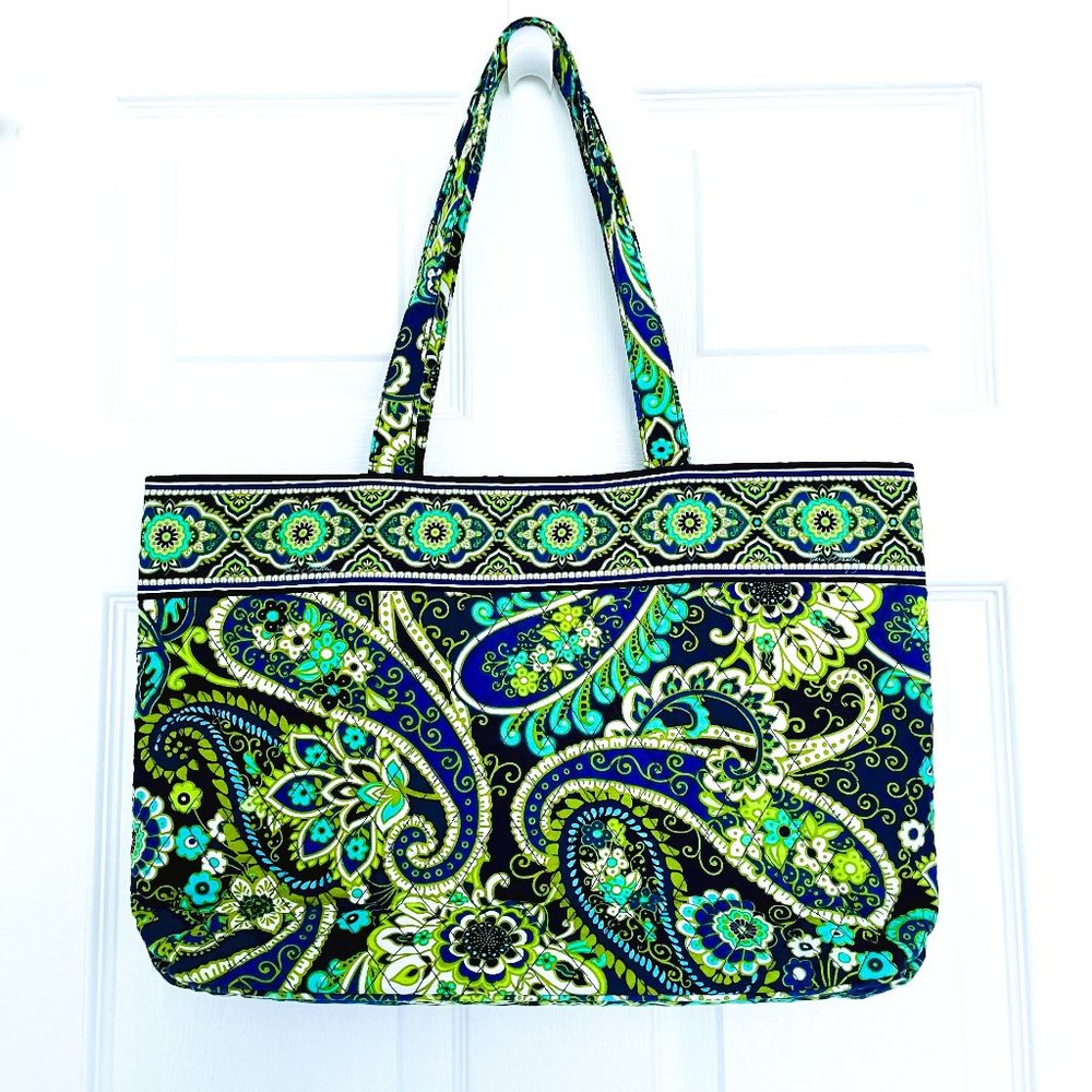 VERA BRADLEY Tote Bag Rhythm & Blues Pattern (retired)